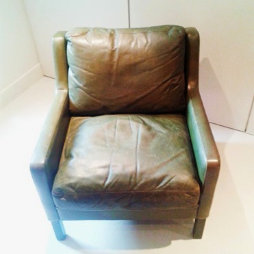 Green Leather Armchair