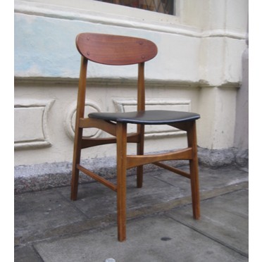 Teak & Beech Dining  Chairs