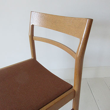 Oak & Fabric Dining Chairs