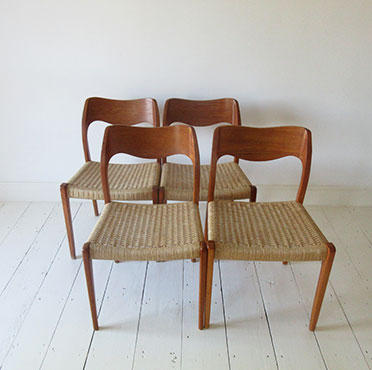 Niels O Moller Dining Chairs