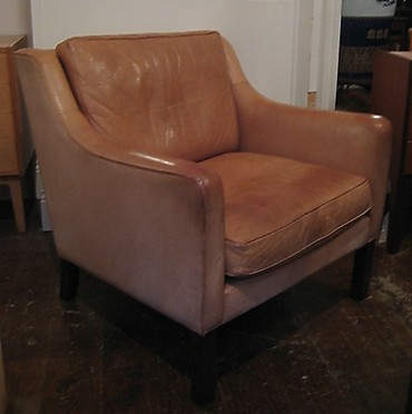 Tan Leather Armchair