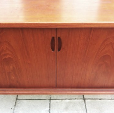 Teak Four-Door Sideboard